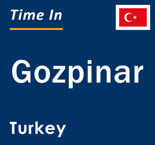 Current local time in Gozpinar, Turkey