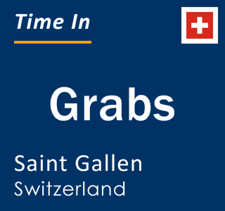 Current time in Grabs, Saint Gallen, Switzerland