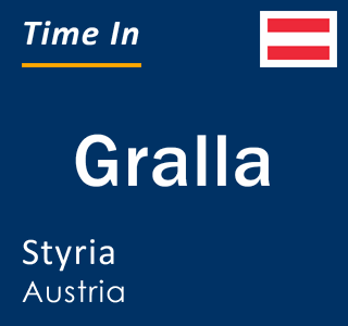 Current local time in Gralla, Styria, Austria