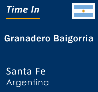 Current local time in Granadero Baigorria, Santa Fe, Argentina