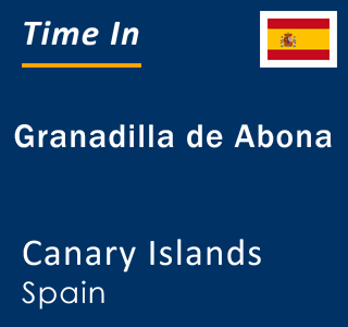 Current local time in Granadilla de Abona, Canary Islands, Spain