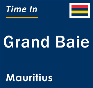 Current local time in Grand Baie, Mauritius