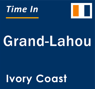 Current local time in Grand-Lahou, Ivory Coast