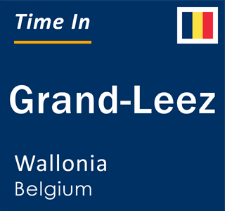 Current local time in Grand-Leez, Wallonia, Belgium