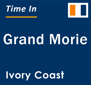 Current local time in Grand Morie, Ivory Coast