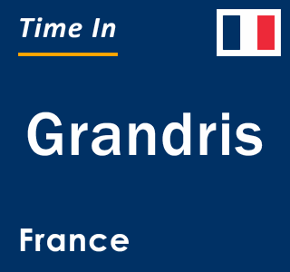 Current local time in Grandris, France