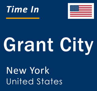 Current local time in Grant City, New York, United States