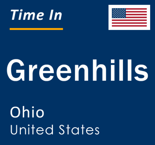 Current local time in Greenhills, Ohio, United States