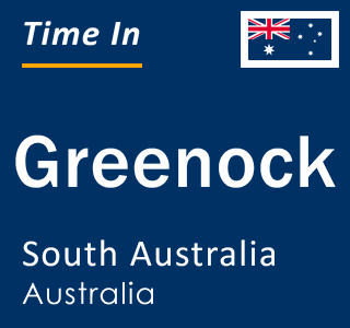 Current local time in Greenock, South Australia, Australia