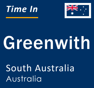 Current local time in Greenwith, South Australia, Australia
