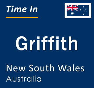 Current local time in Griffith, New South Wales, Australia