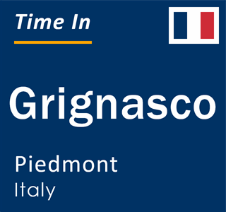 Current local time in Grignasco, Piedmont, Italy