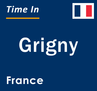 Current local time in Grigny, France