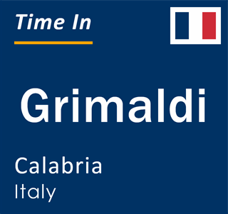 Current local time in Grimaldi, Calabria, Italy