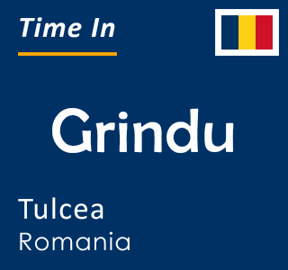Current time in Grindu, Tulcea, Romania