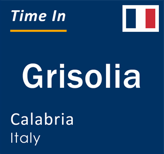 Current local time in Grisolia, Calabria, Italy