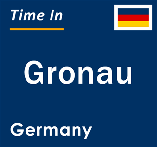 Current local time in Gronau, Germany