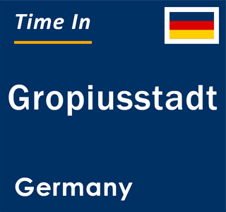 Current local time in Gropiusstadt, Germany