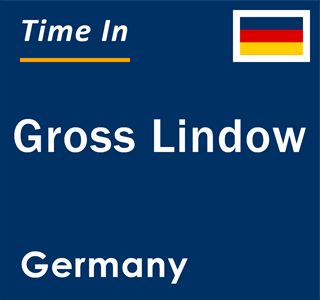 Current local time in Gross Lindow, Germany