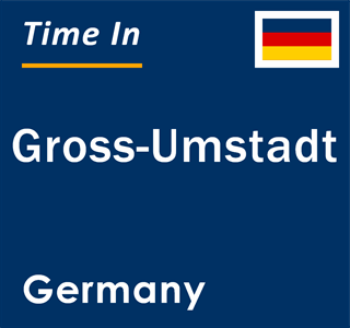 Current local time in Gross-Umstadt, Germany