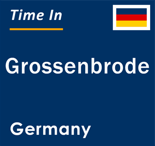 Current local time in Grossenbrode, Germany