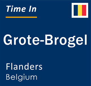 Current local time in Grote-Brogel, Flanders, Belgium