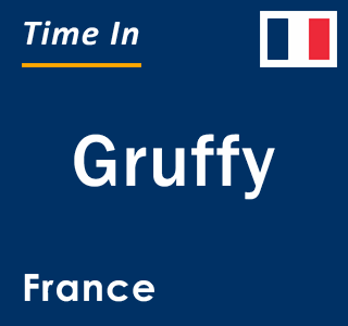 Current local time in Gruffy, France