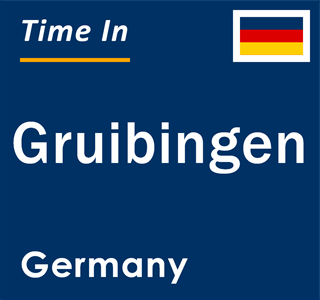 Current local time in Gruibingen, Germany