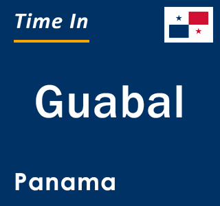 Current local time in Guabal, Panama