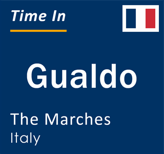 Current local time in Gualdo, The Marches, Italy