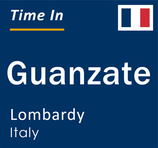 Current local time in Guanzate, Lombardy, Italy