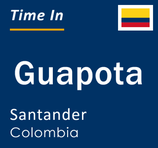 Current local time in Guapota, Santander, Colombia