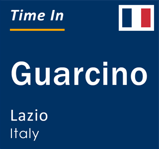 Current local time in Guarcino, Lazio, Italy