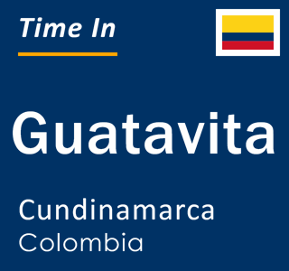Current local time in Guatavita, Cundinamarca, Colombia