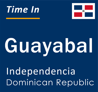 Current local time in Guayabal, Independencia, Dominican Republic