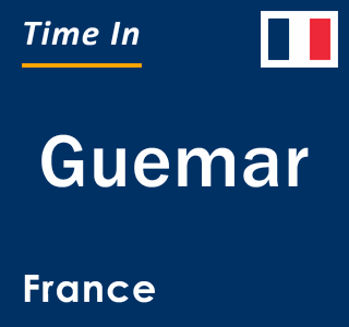 Current local time in Guemar, France