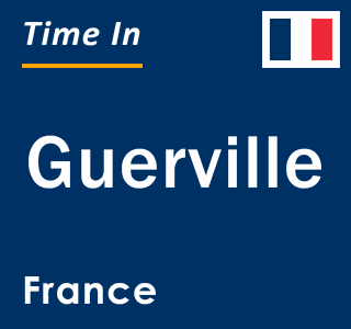 Current local time in Guerville, France