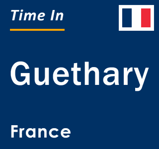 Current local time in Guethary, France