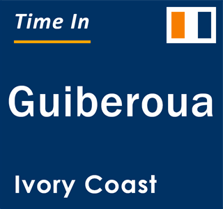 Current local time in Guiberoua, Ivory Coast