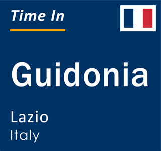 Current local time in Guidonia, Lazio, Italy