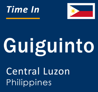 Current local time in Guiguinto, Central Luzon, Philippines