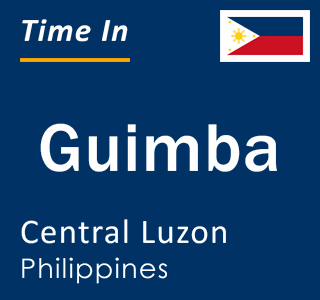 Current local time in Guimba, Central Luzon, Philippines