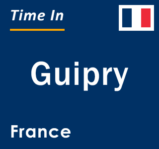 Current local time in Guipry, France