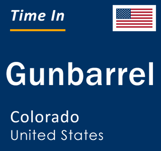 Current local time in Gunbarrel, Colorado, United States