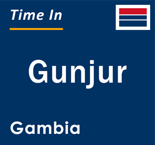 Current local time in Gunjur, Gambia