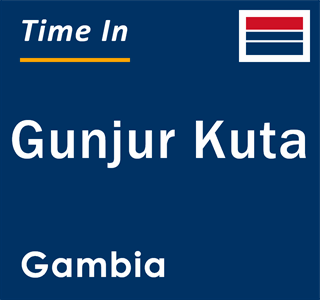 Current local time in Gunjur Kuta, Gambia