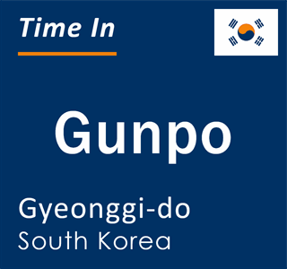 Current local time in Gunpo, Gyeonggi-do, South Korea