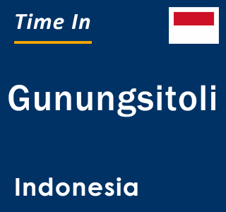 Current local time in Gunungsitoli, Indonesia