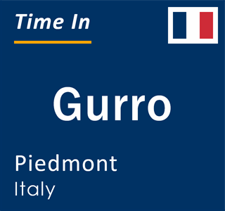 Current local time in Gurro, Piedmont, Italy