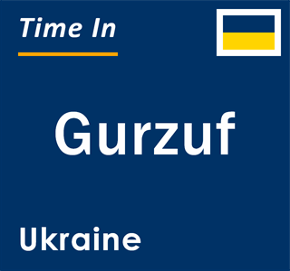 Current local time in Gurzuf, Ukraine